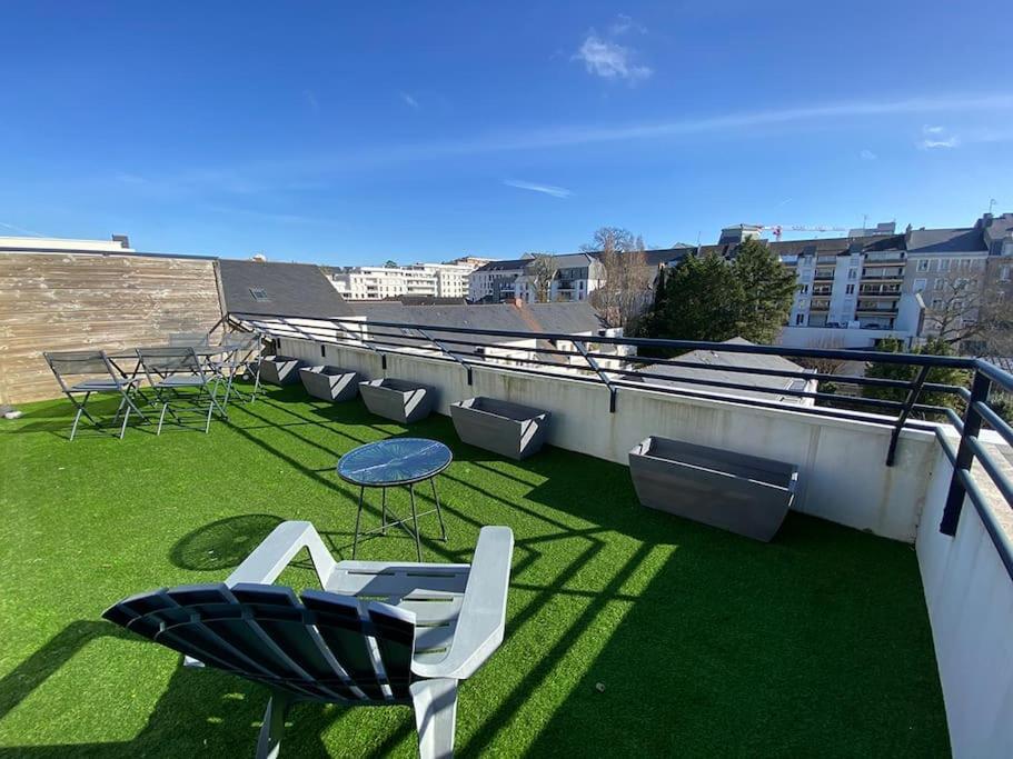 Grand Studio, Belle Terrasse Avec Vue Nantes Eksteriør billede