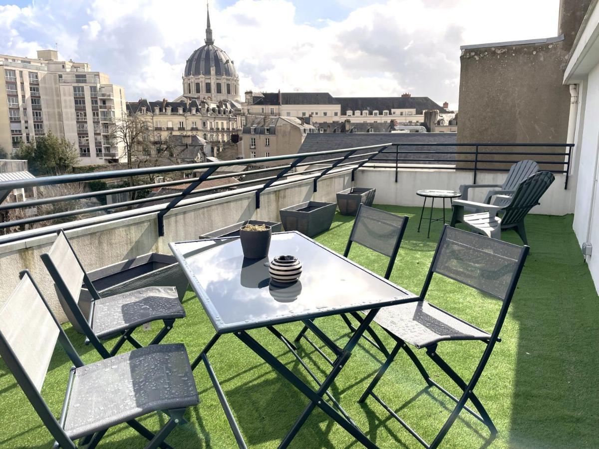 Grand Studio, Belle Terrasse Avec Vue Nantes Eksteriør billede